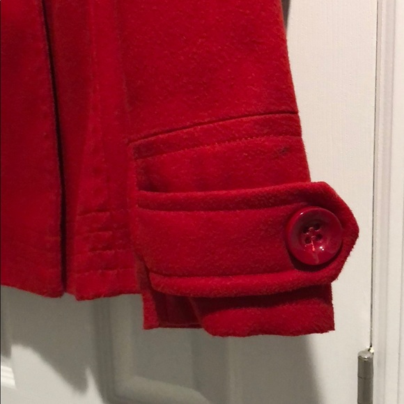 ✨Price Drop! ✨ Red Pea coat - Picture 4 of 5